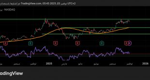 شارت سهم تسلا