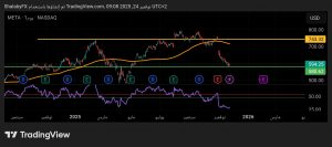 شارت سهم ميتا