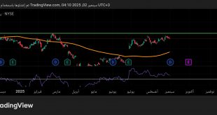 شارت سهم نايكى