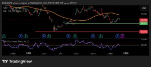 شارت سهم نايك