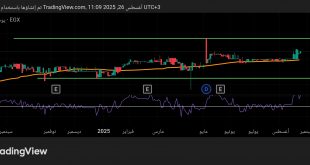 شارت سهم نايل سات