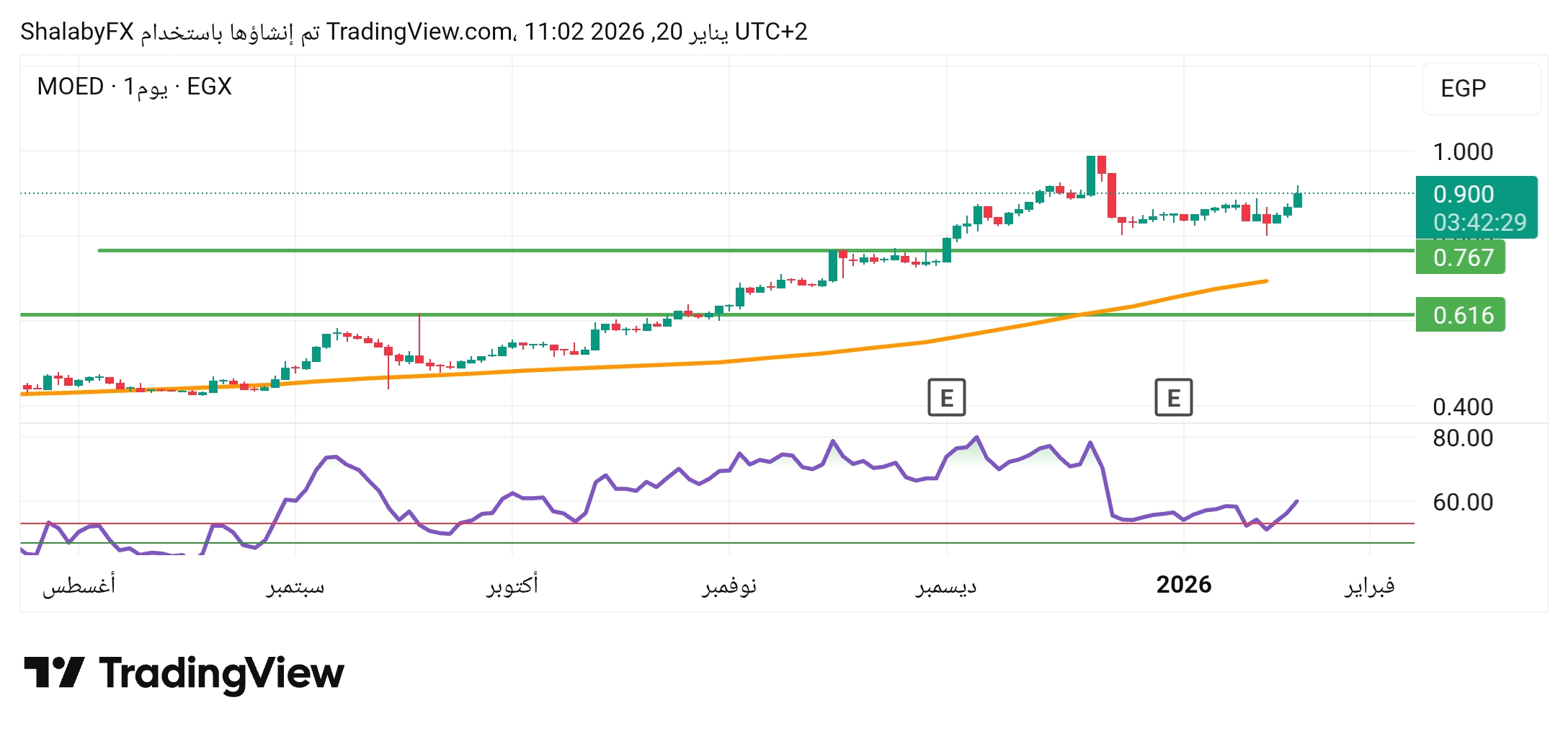 سهم المصرية لنظم التعليم في بورصة مصر يعود إلي الصعود