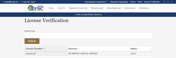 يُظهر موقع 24 اوبشن تنظيم لجنة الأوراق المالية والبورصة القبرصية (CySEC) على موقعه الإلكتروني الدولي، على الرغم من تأكيد التخلي عن الترخيص.